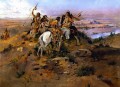 Indianer entdecken Lewis und Clark 1896 Charles Marion Russell Indianer